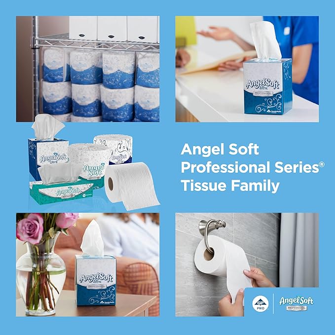 Angel Soft Professional Series 2-Ply Facial Tissue, 96 Sheets, 36 Boxes - Image 8