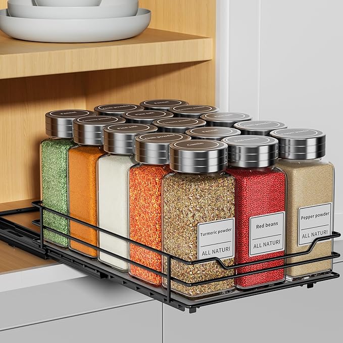 RCHYFEED Pull Out Spice Rack Organizer by RCHYFEED