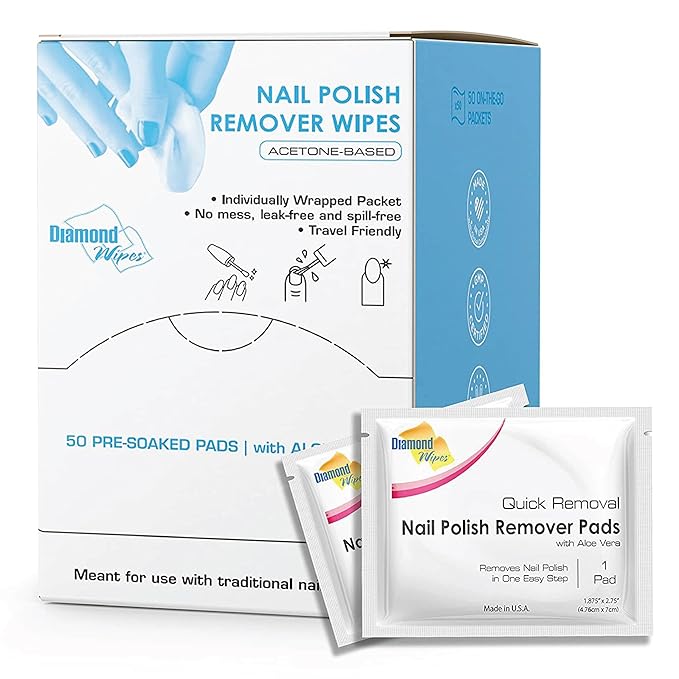 Diamond Wipes Nail Polish Remover Wipes by DiamondWipes