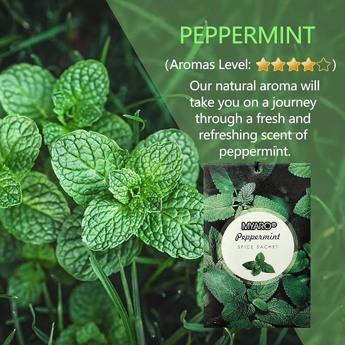 MYARO 12 Packs Peppermint Potpourri Bags Sachets - Image 7