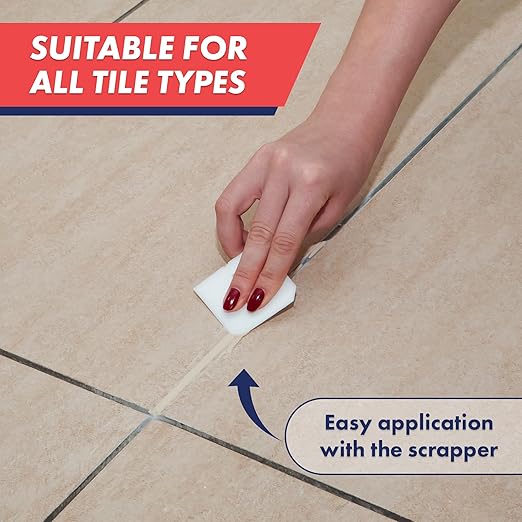 Tile Grout, Repair Kit, 2 Pack Grout Filler, Restore & Renew Tile Joints Line - Image 5