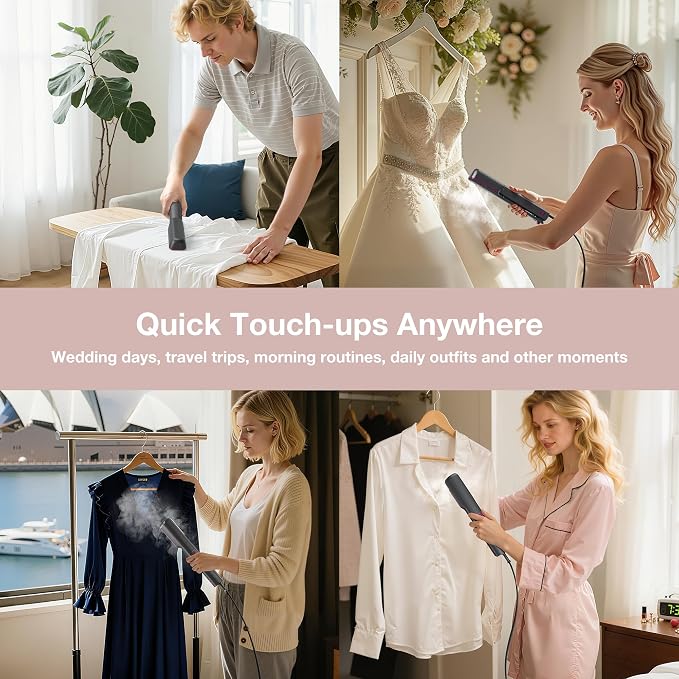Newbealer 3in1 Clamp Travel Steam Iron - Image 9