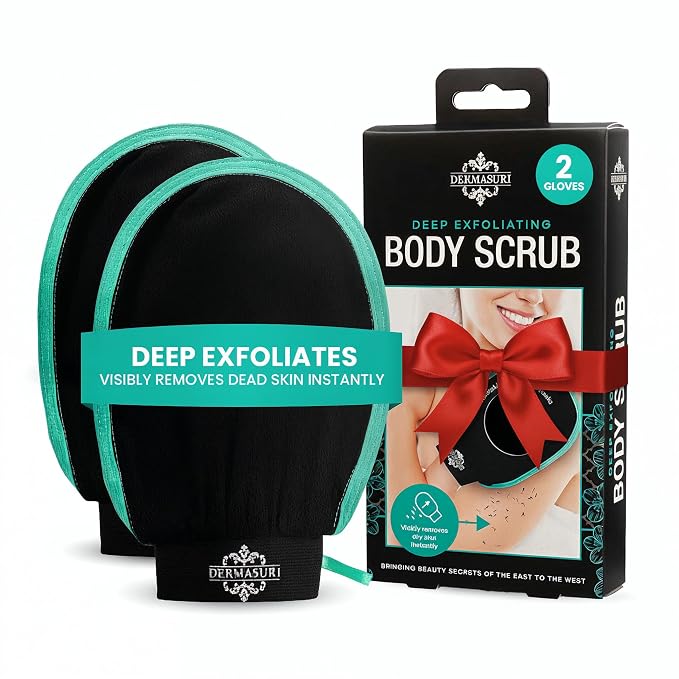 Dermasuri - Deep Exfoliating Glove - Polishing Mitt Body Scrubber - Korean Skin by Dermasuri