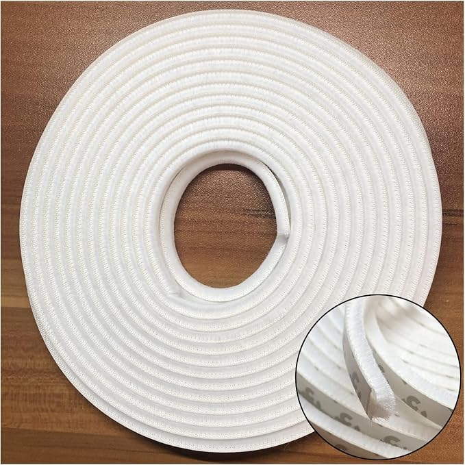 65FT Weather Stripping Brush for Sliding Windows/Doors, Pile Self Adhesive Seal by Zhilokdor