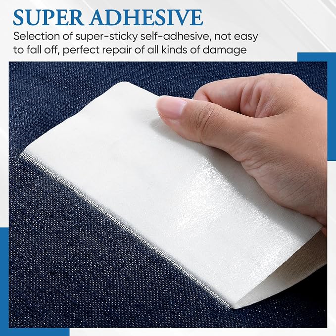 Canvas Patch 5.5 x 8 Inches 6Pcs Self-Adhesive Waterproof Canvas Patch Kit - Image 4