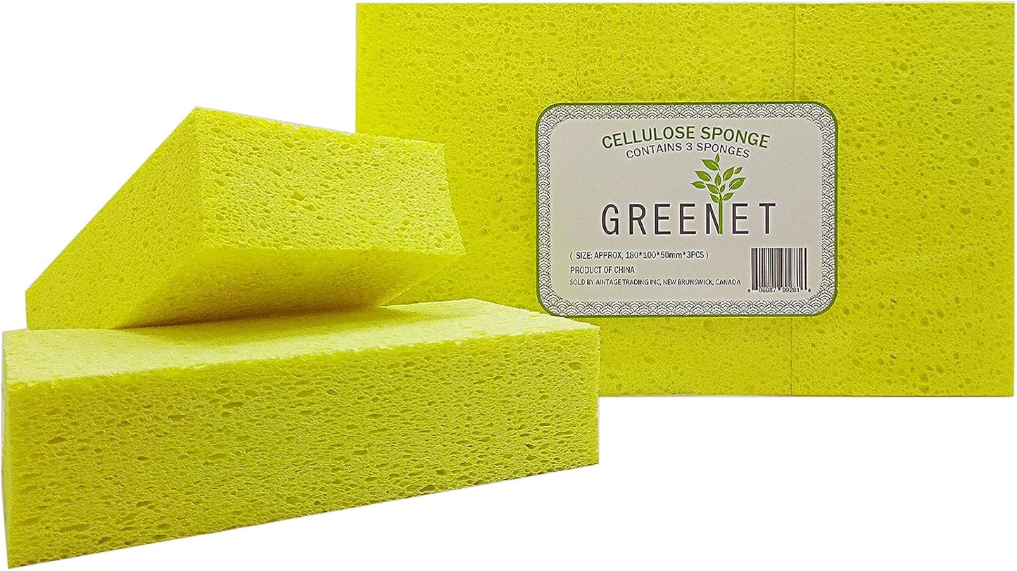 Large Natural Cellulose Cleaning Sponges – Biodegradable, Car & Home - Image 5