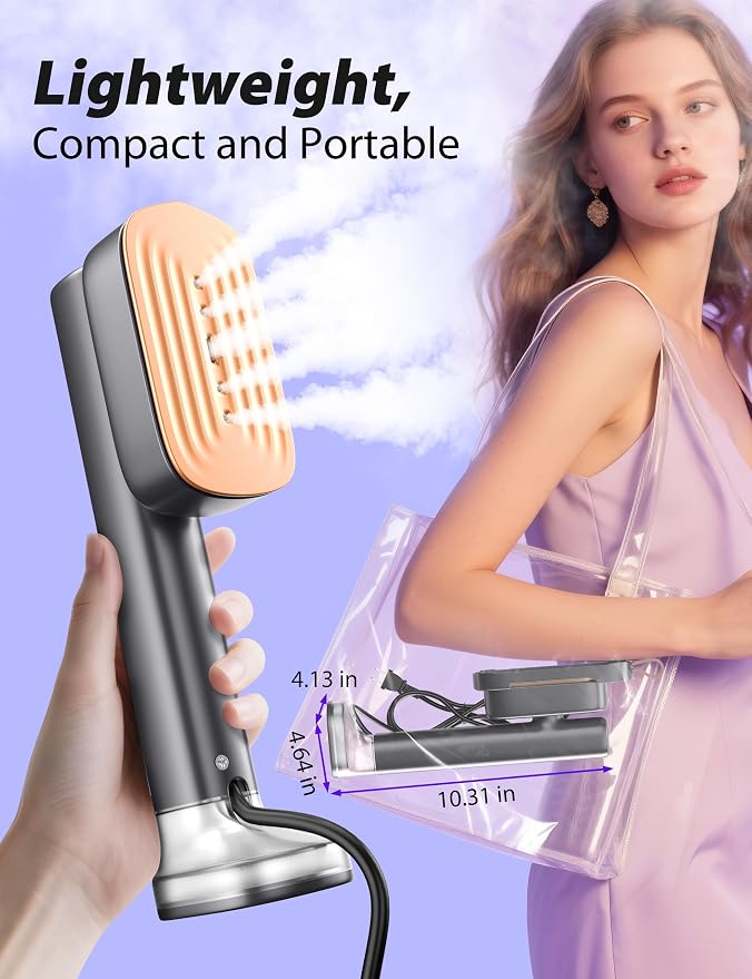 Sundu Steamer for Clothes, 15s Fast Heat-up Handheld Garment Steamer, 35mins - Image 5