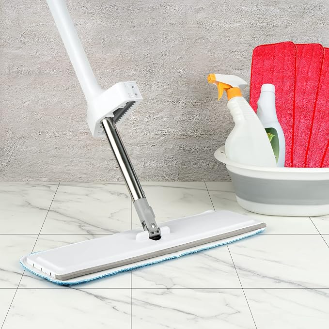 Microfiber Mop Pads, 18x 6 Inch Reusable and Washable Spray Mop Pads, Wet and - Image 4