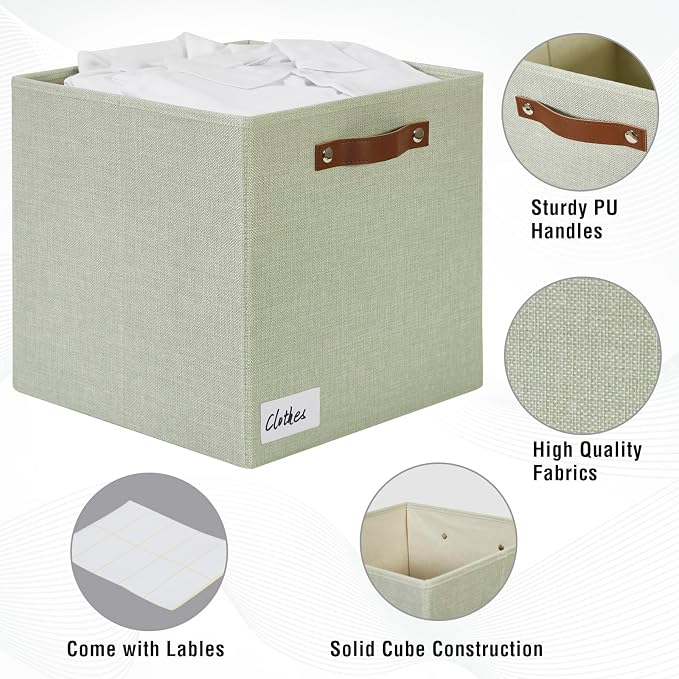 Collapsible Fabric Storage Cube Bins - Image 3