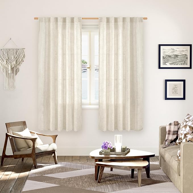 YoungsTex Linen Curtains 72 Inch Length - Image 2