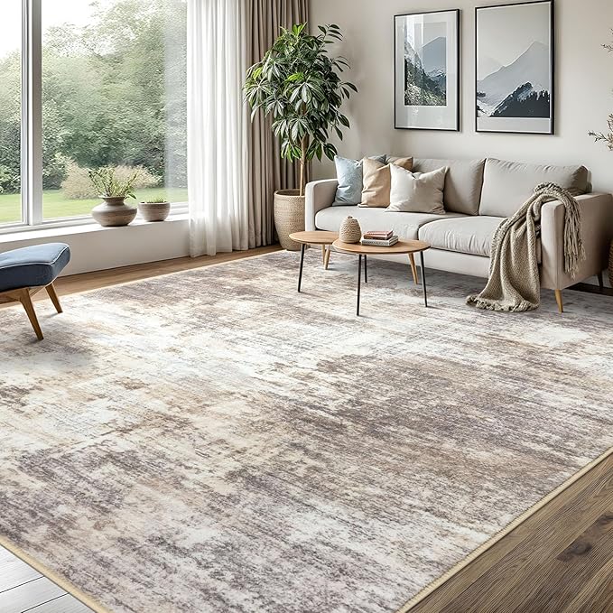 IOHOUZE Abstract Area Rugs 8x10 Ft Washable Large Rugs by iOhouze