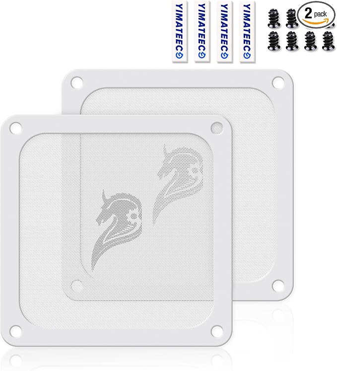 140mm Fan Filter PC Dust Filter Computer Fan Grills Dust Mesh Magnetic Frame PC by YIMATEECO