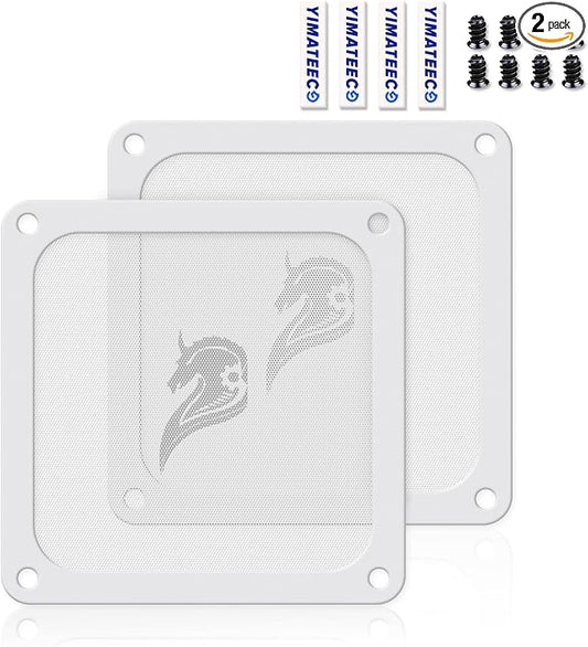 140mm Fan Filter PC Dust Filter Computer Fan Grills Dust Mesh Magnetic Frame PC by YIMATEECO
