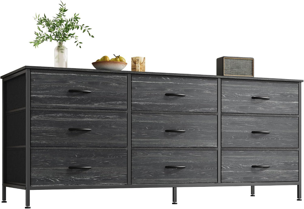 Huuger Long Dresser for Bedroom, 55 Inch TV Stand for 55, 60 Inch TV, Enterta...