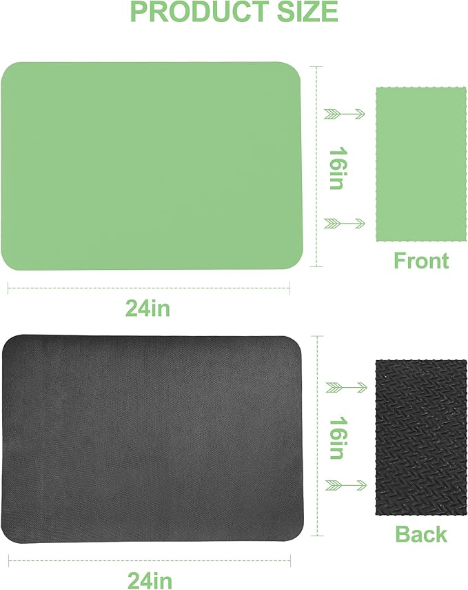 Dish Drying Mat for Kitchen Counter, Hide Stain Anti Absorbent for Kitchen - Image 5