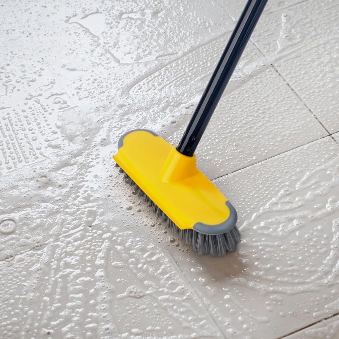 Deck Brush with Long Handle, Floor Scrub Broom - Image 7