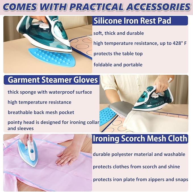 Portable Ironing Mat for Table Top Iron Pad for Countertop Thick Ironing - Image 6