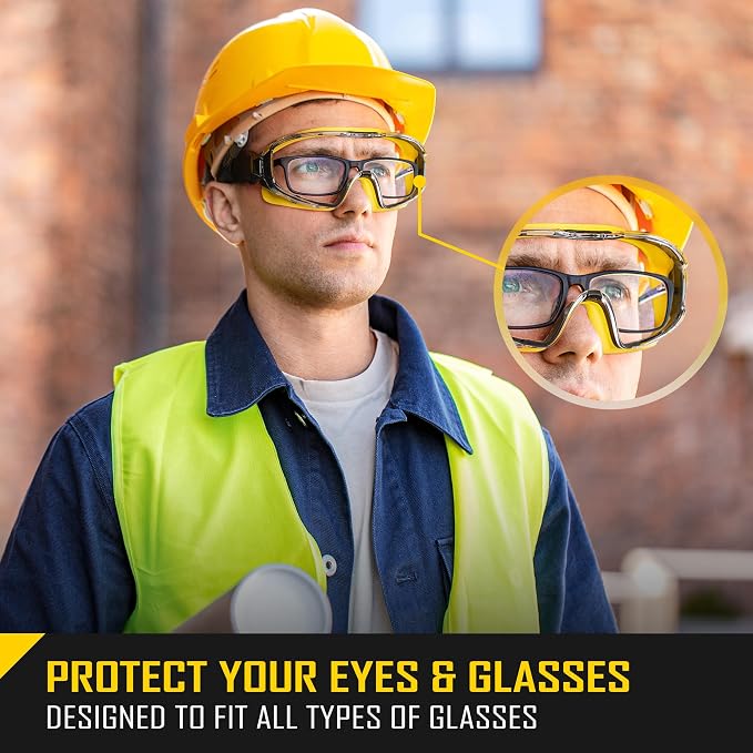 COOLJOB Safety Goggles Over Glasses - Image 5