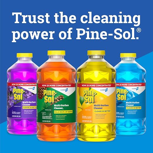Pine-Sol Multi-Surface Cleaner, 2x Concentrated Formula, Lemon Fresh, 80 Fl Oz - Image 9