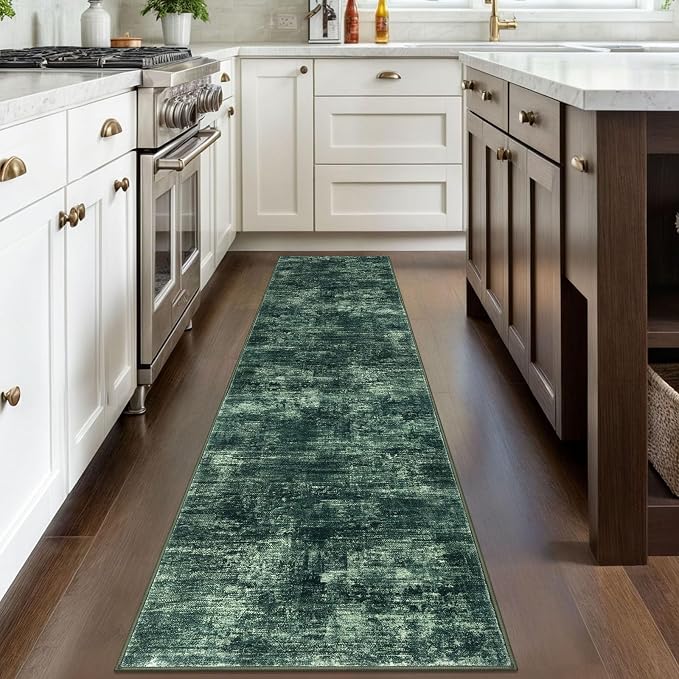 IOHOUZE Abstract Runner Rug 2x8 Ft Washable Runners - Image 2