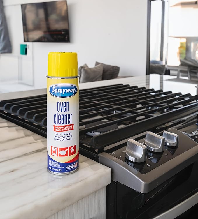 Sprayway Oven Cleaner Aerosol Spray, Cuts Through Grease & Baked-On Food | No - Image 5