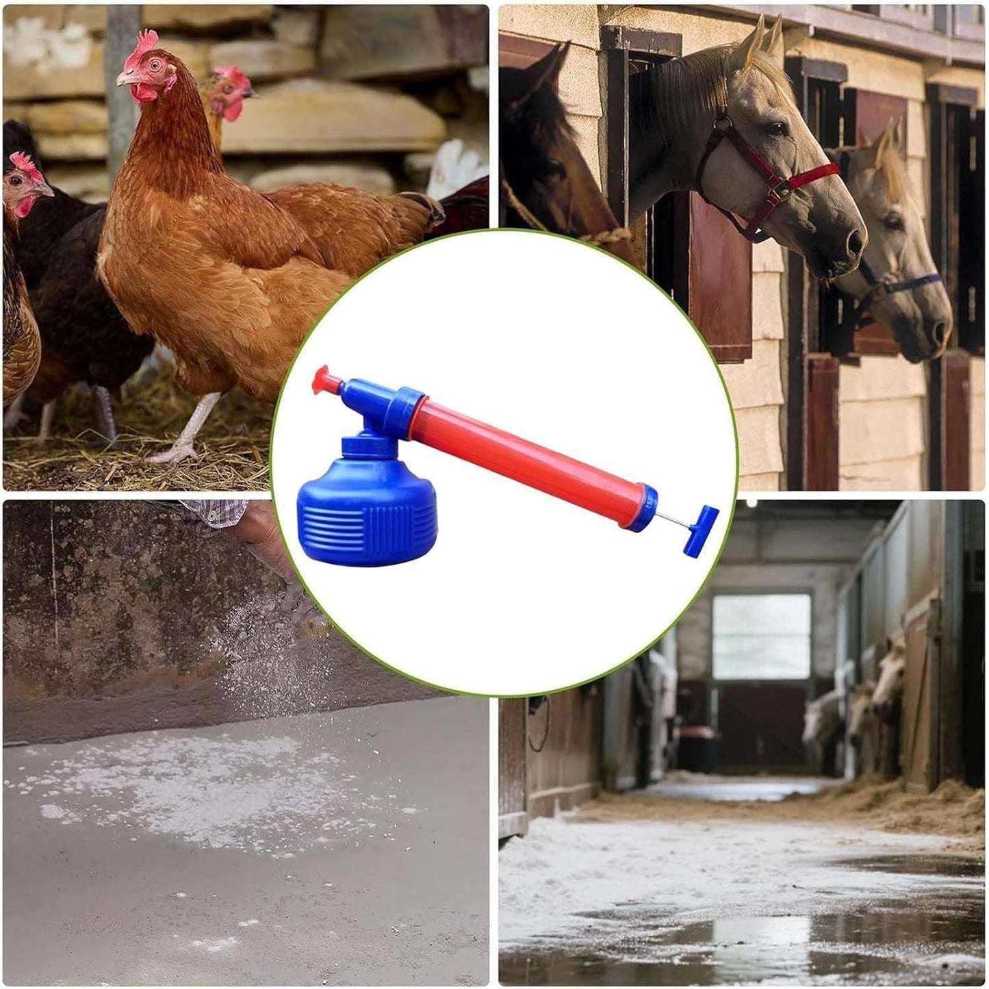 Diatomaceous Earth Duster, 350ml Reusable Diatomaceous Earth Powder Duster, Puffer Sprayer for Farm, Scaffolding, Garden, Greenhouse, Chicken Coop