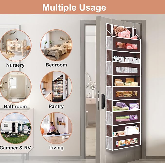 5-Tier Over The Door Storage Organizer - Image 7