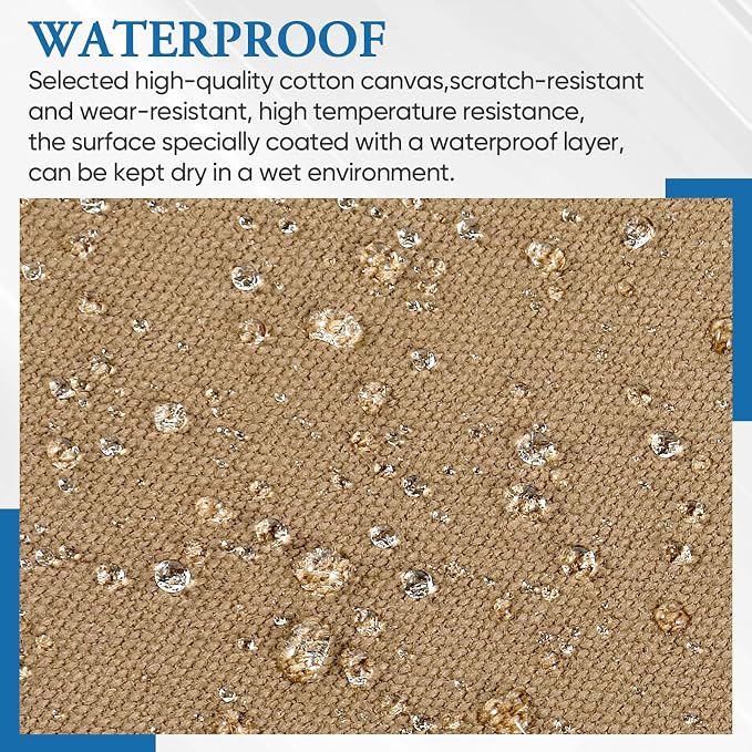 Canvas Repair Patch 5.5 x 8 Inches 6Pcs Self-Adhesive Waterproof Canvas Patch - Image 2