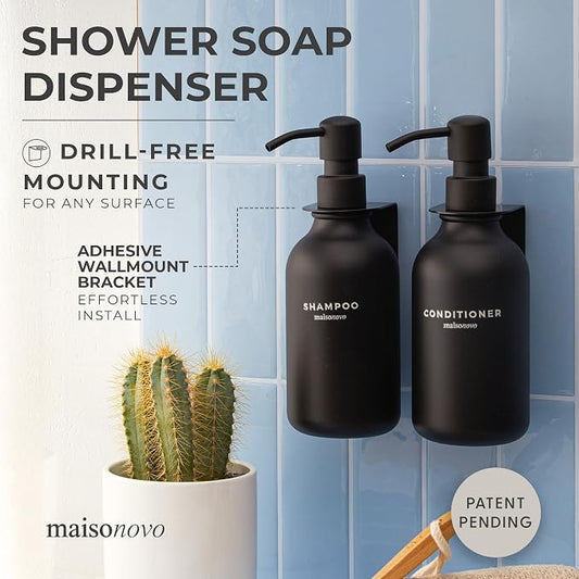 MaisoNovo Shampoo and Conditioner Dispenser - Image 2