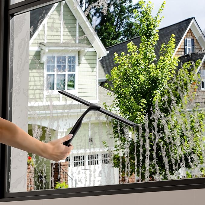 Shower Squeegee for Glass Doors, Shower Squeegee for Tile Shower Walls - Image 3