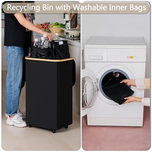 efluky Recycle Bins for Kitchen 100L, Recycling Bin - Image 5