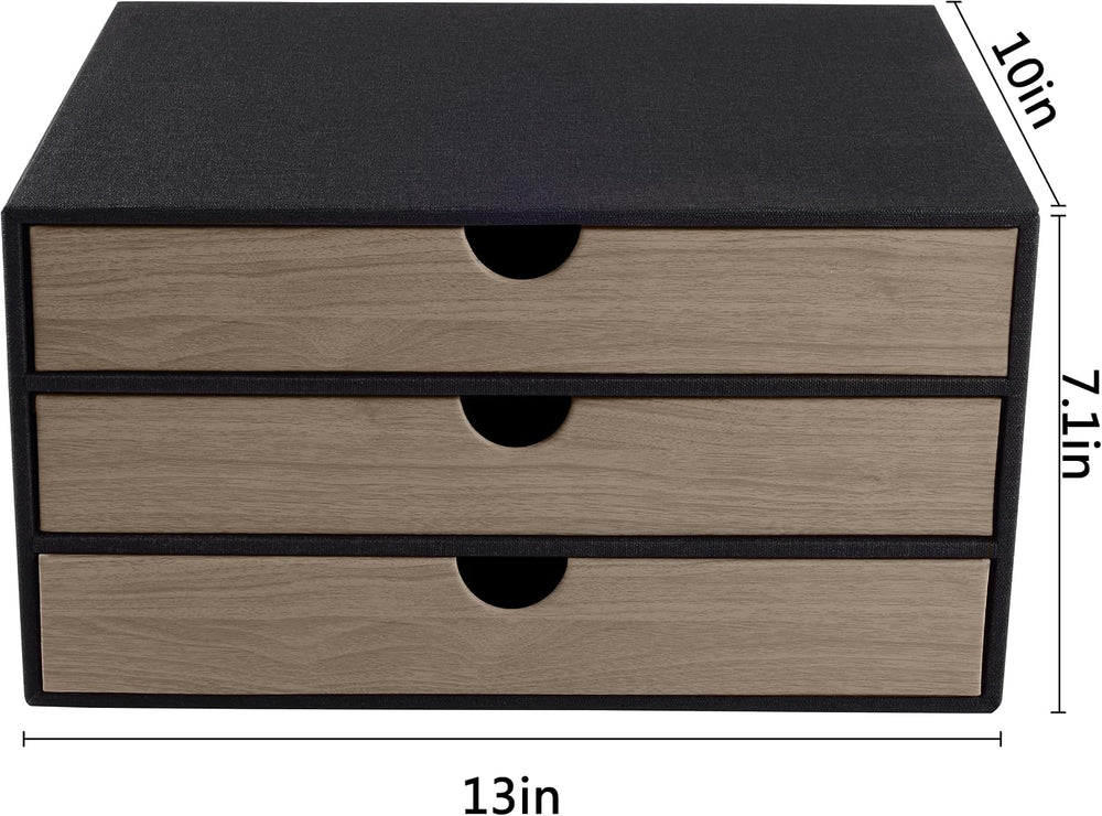 Fashion Multicolor Collocation Leather Desk Organizer File Cabinet Executive ...