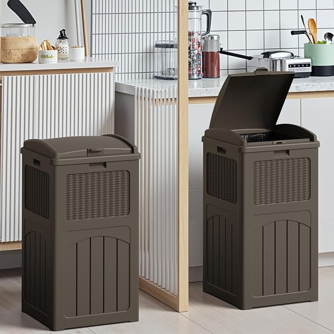 Devoko 33 Gallon Outdoor Trash Can - Image 5