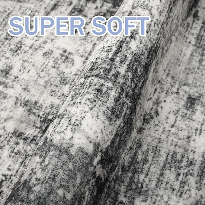 IOHOUZE Abstract Runner Rug 3x16 Ft Long Washable Runners - Image 7