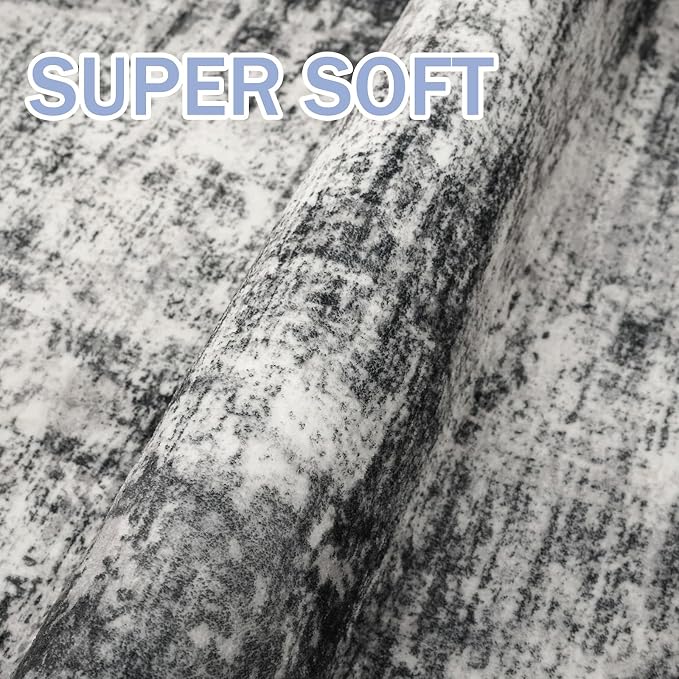 IOHOUZE Abstract Runner Rug 2x10 Ft Washable Runners - Image 7
