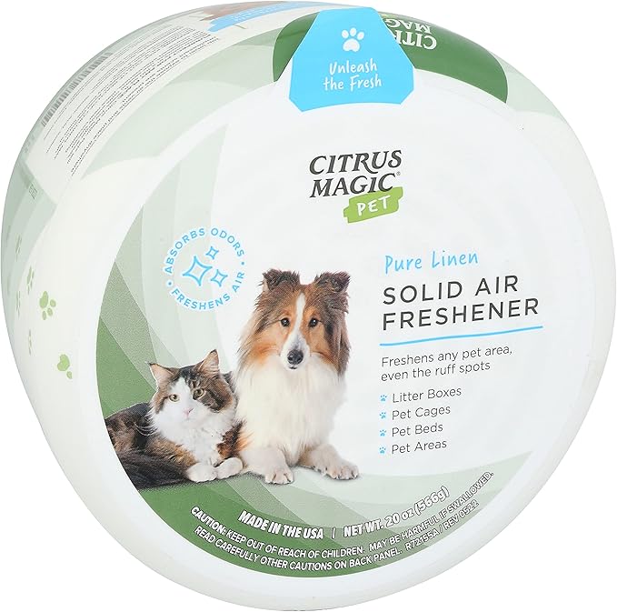Citrus Magic Pet Odor Absorbing Solid Air Freshener, Pure Linen - Image 4