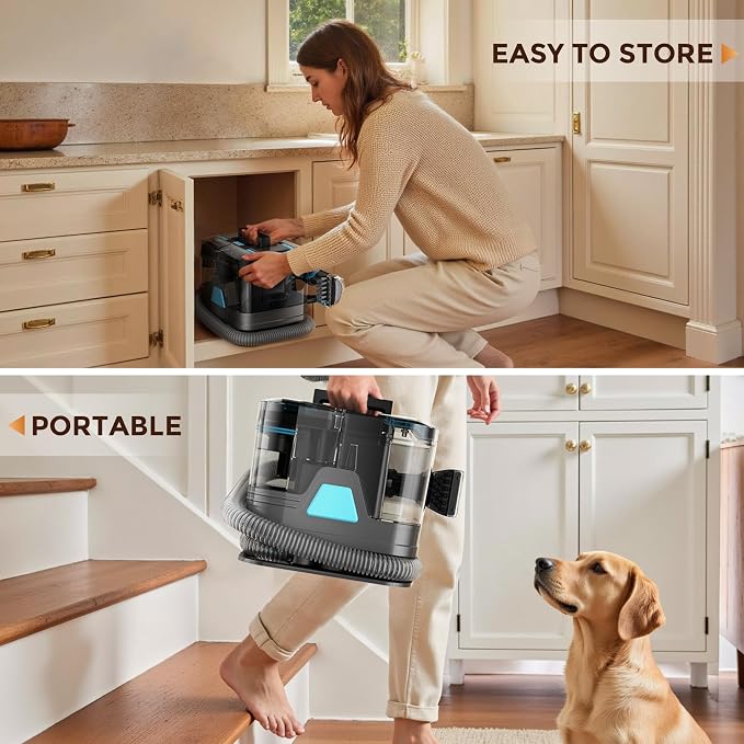 DEVOAC C8 Portable Carpet Upholstery Spot Cleaner Machine - Image 9