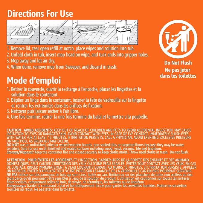 Amazon Basics Wet Mopping Cloth Refills - Image 4