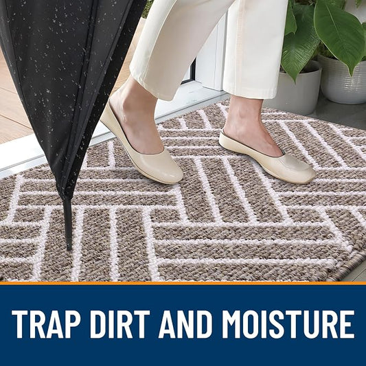 OLANLY Indoor Door Mat, 36x24 Inch, Dirt Resistant and Absorbent, Non-Slip - Image 2