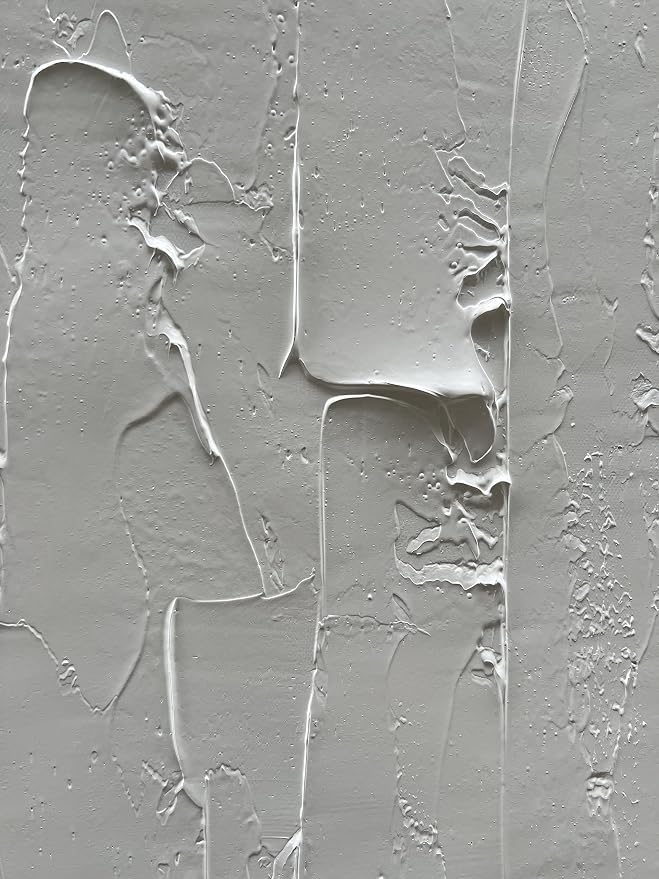 NANKAI Hand Painted Grey and White art Canvas Paintings Minimalist Abstract Oil - Image 2