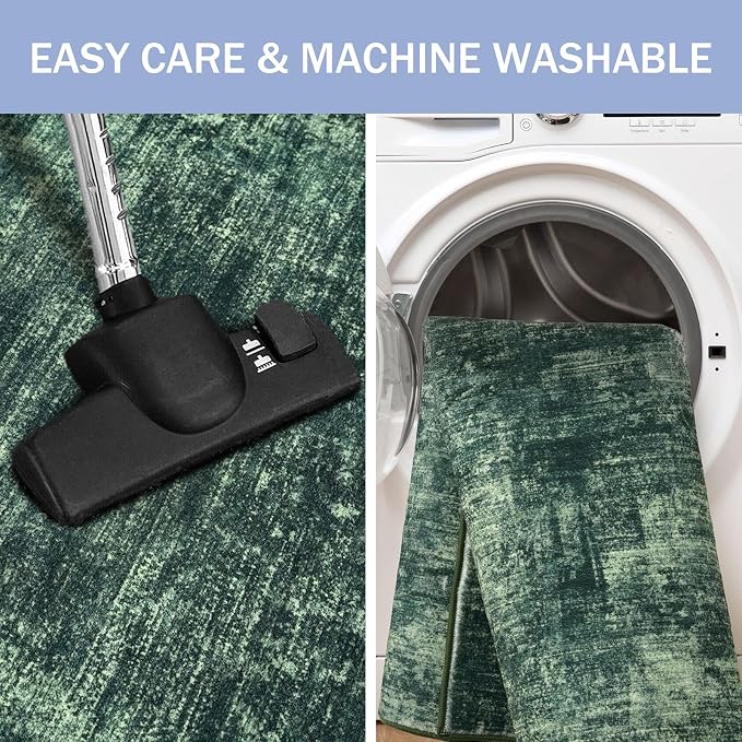 IOHOUZE Abstract Runner Rug 3x8 Ft Washable Runners - Image 3