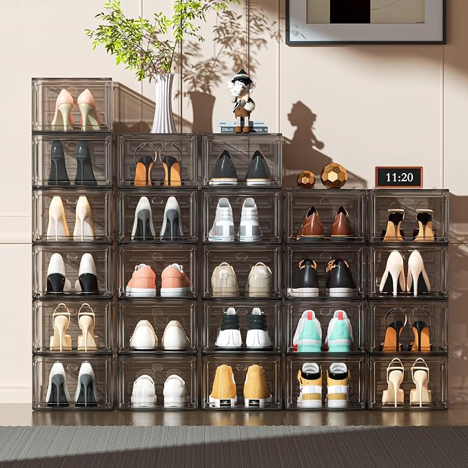 Upgrade Harder Solid Plastic Shoe Organizer - Image 3