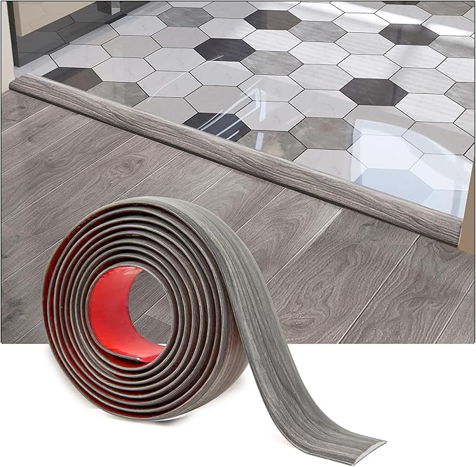 Art3d Self Adhesive Vinyl Floor Transition Strip, Laminate Floor Strip Floor by Art3d