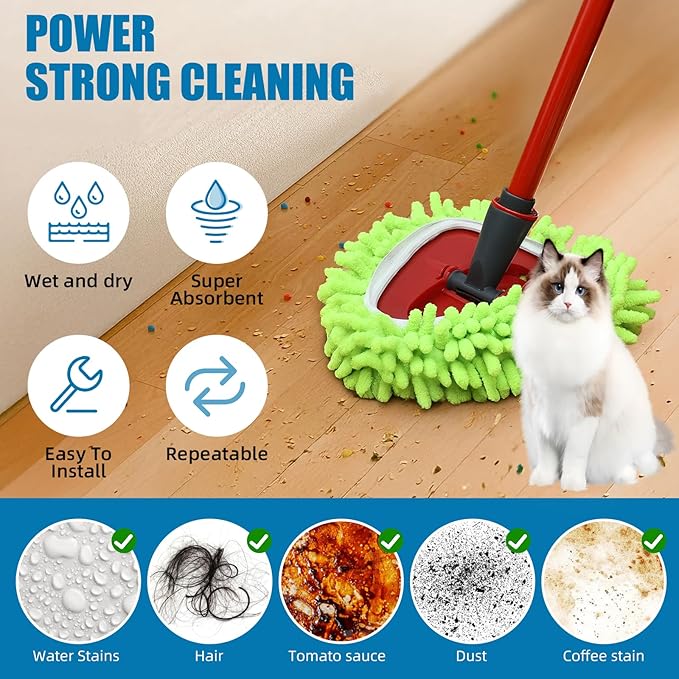 Mop Heads Replacements Compatible - Image 5