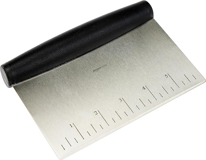 Amazon Basics Multi-Purpose Stainless Steel Scraper/Chopper by AmazonBasics