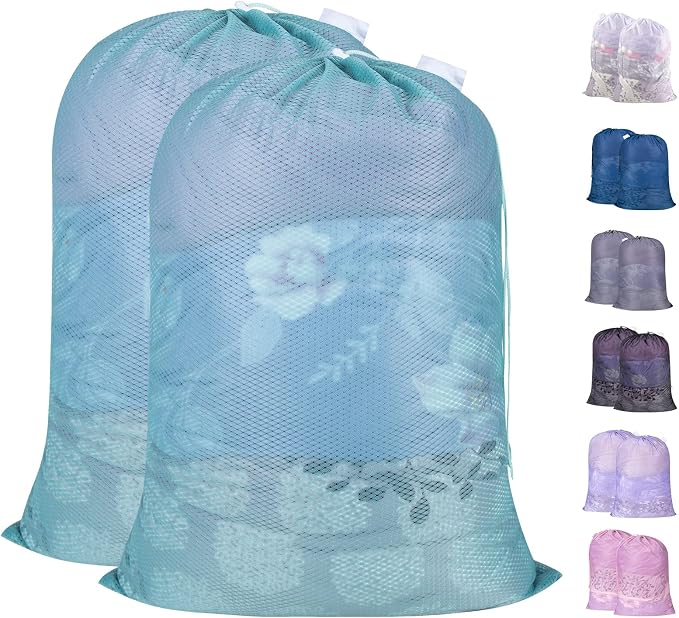 Polecasa Heavy Duty Large Mesh Laundry Bags by Polecasa