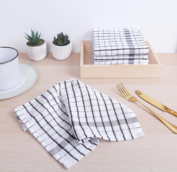 AMOUR INFINI Kitchen Dish Cloths Set of 8 - Image 4
