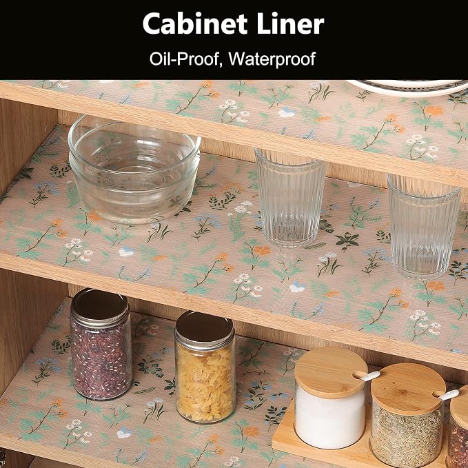INNOLITES Shelf Liners for Kitchen Cabinets – Drawer Liner Waterproof & - Image 3