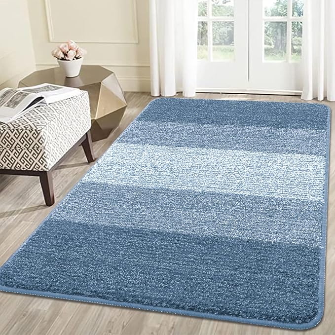 Kitinjoy Indoor Outdoor Door Mat, 59x36 Non-Slip Absorbent Dirt Trapper by Kitinjoy