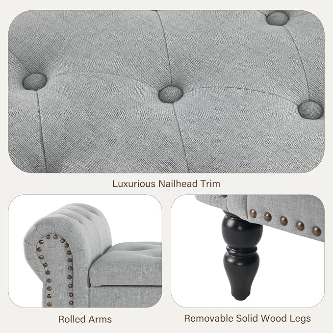 Furnimart Storage Ottoman Bench - Image 6